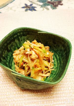 ☆鶏ささみとキムチの和え物☆-レシピのメイン写真