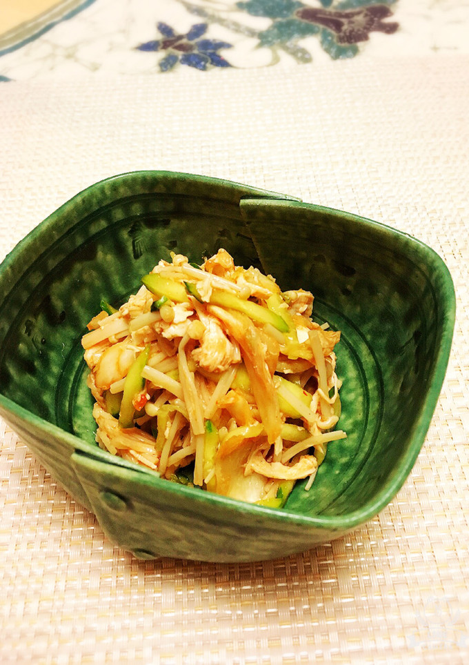 ☆鶏ささみとキムチの和え物☆-レシピのメイン写真