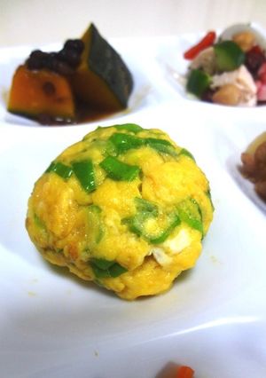 たっぷり九条ネギの玉子焼きボール-レシピのメイン写真