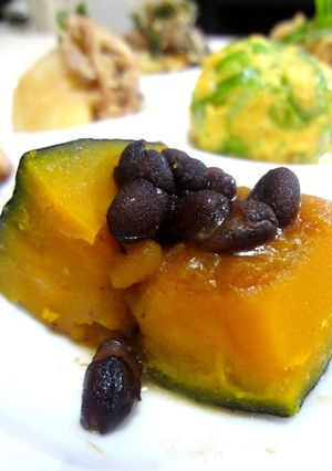 カボチャのレンチンいとこ煮風-レシピのメイン写真