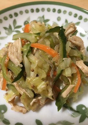 野菜のごまじゃこサラダ-レシピのメイン写真