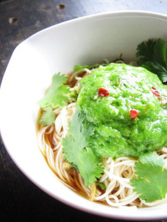 泡オクラでぶっかけアジアン素麺-レシピのメイン写真
