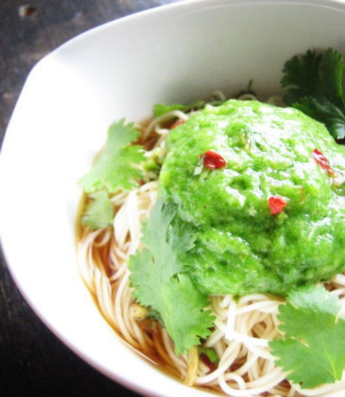 泡オクラでぶっかけアジアン素麺-レシピのメイン写真