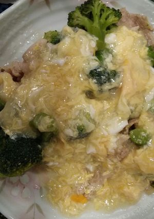 豚肉とブロッコリーの卵あんかけ♪-レシピのメイン写真