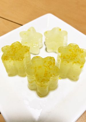 ゆず寒天-レシピのメイン写真