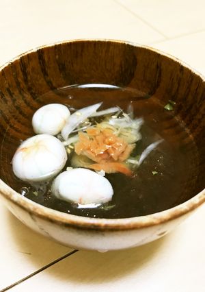 みょうがととろろ昆布のお吸い物-レシピのメイン写真