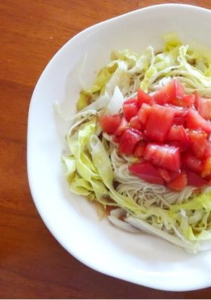 アサイーとトマトのさっぱりそうめん-レシピのメイン写真