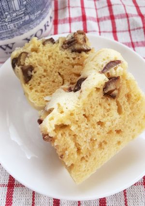 レンジで簡単☆ふんわり栗の味噌蒸しパン-レシピのメイン写真