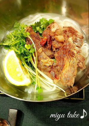 ビーフフォー♪アジアン麺美味し〜♡-レシピのメイン写真