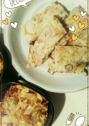 離乳食～幼児食☆トロロお好み焼き風-レシピのメイン写真