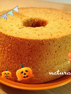 *ハロウィン♫かぼちゃシフォンケーキ*-レシピのメイン写真