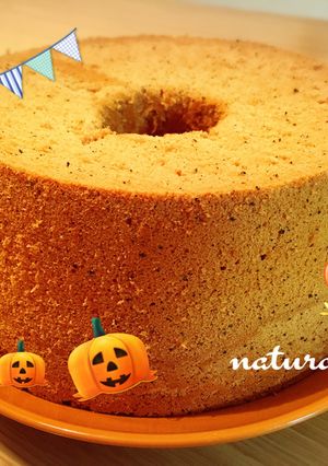 ＊ハロウィン♫かぼちゃシフォンケーキ＊-レシピのメイン写真