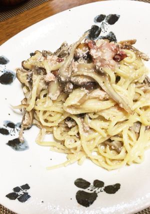 焼きそば使って簡単♡明太クリームパスタ-レシピのメイン写真