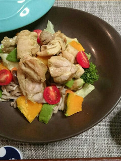 簡単☆グリーンカレーの温野菜サラダ-レシピのメイン写真