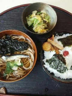 そばとお粥(血管ダイエット食950)-レシピのメイン写真