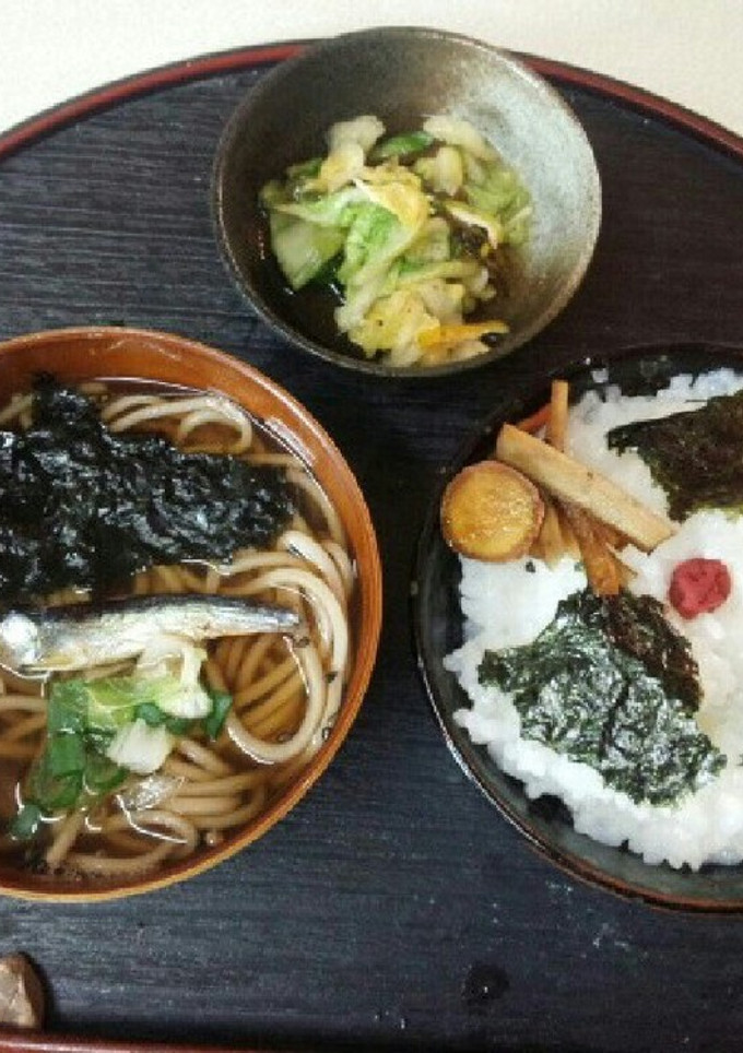 そばとお粥（血管ダイエット食950）-レシピのメイン写真