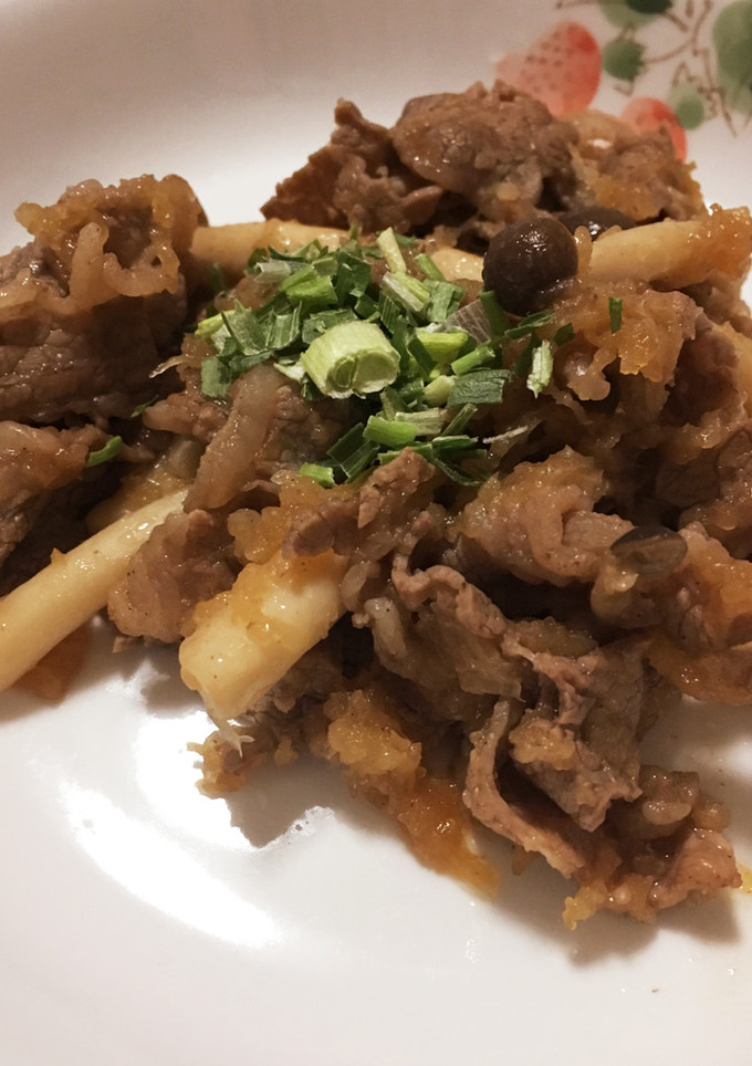 お手軽♪牛肉のみぞれ煮-レシピのメイン写真