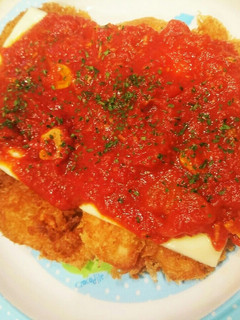鶏肉のチーズガーリックトマトソース-レシピのメイン写真