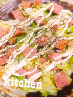【簡単】レンジdeスパムとキャベツ和え♡-レシピのメイン写真