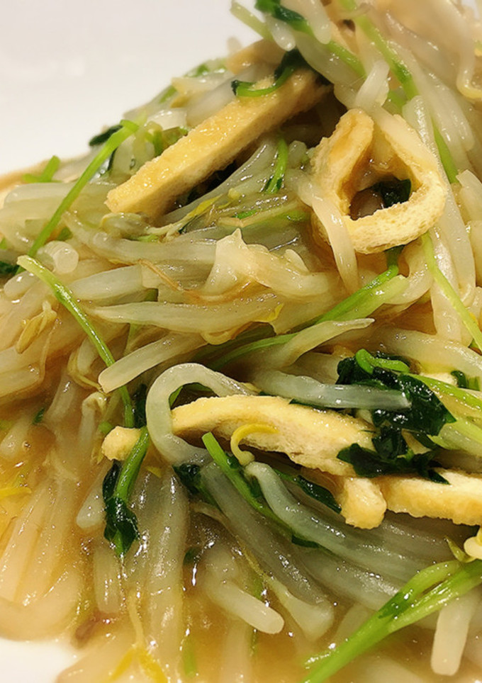 価格安定食材で☆もやしと豆苗のうま煮-レシピのメイン写真