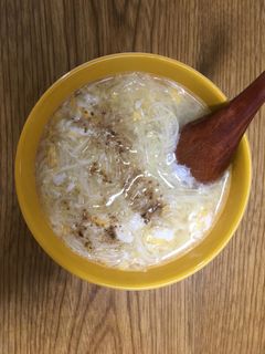 卵スープとにゅうめん-レシピのメイン写真