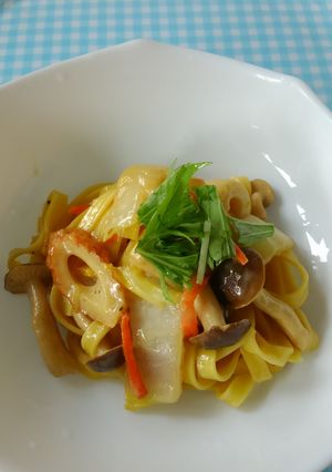 白菜とちくわde和風チーズパスタ♪-レシピのメイン写真