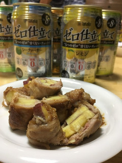 サツマイモの豚肉ロール♪-レシピのメイン写真