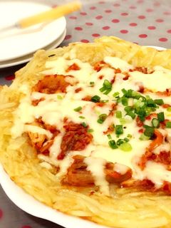 簡単!じゃがいものキムチーズガレット-レシピのメイン写真
