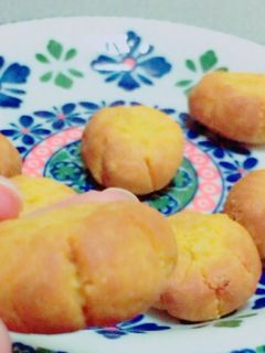 低脂質、乳製品不使用のかぼちゃクッキー-レシピのメイン写真