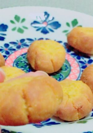 低脂質、乳製品不使用のかぼちゃクッキー-レシピのメイン写真