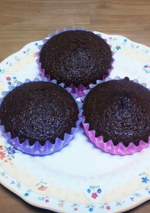 簡単☆チョコカップケーキ-レシピのメイン写真