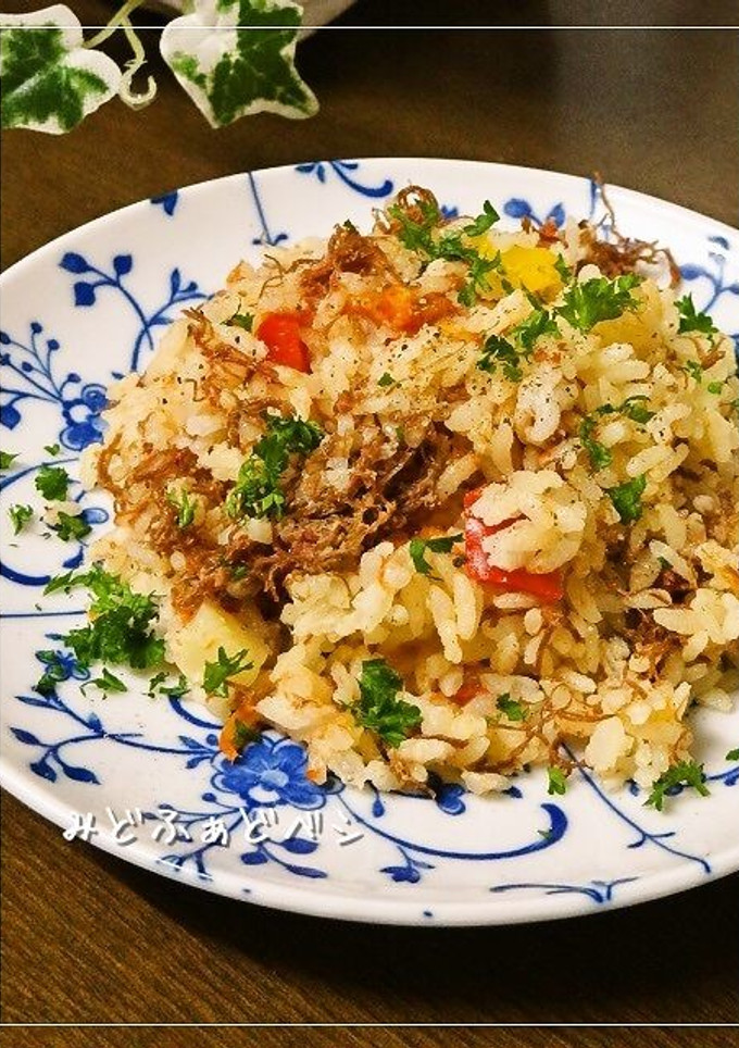 丸ごとトマトとコンビーフ✿めちゃ旨ピラフ-レシピのメイン写真