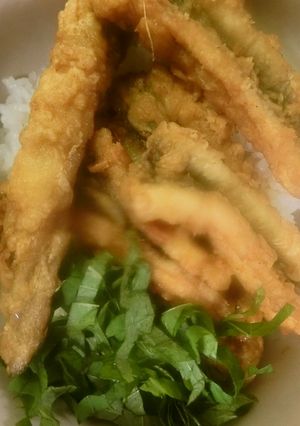 穴子の天ぷら 丼ぶり-レシピのメイン写真