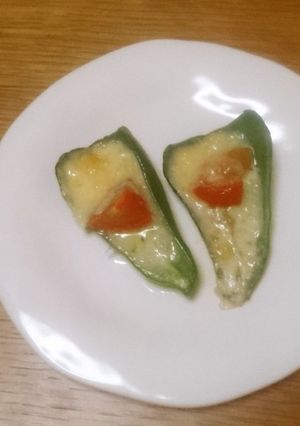 ピーマンの一口ピザ-レシピのメイン写真