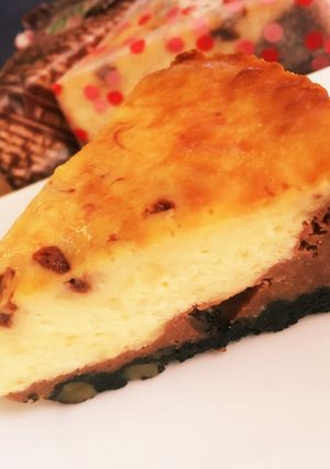 三層のベイクドチーズケーキ-レシピのメイン写真
