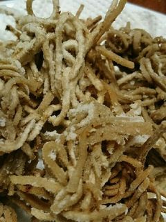 ゆで蕎麦のから揚げ♪-レシピのメイン写真