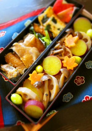秋の吹き寄せごはん☆簡単お弁当バージョン-レシピのメイン写真