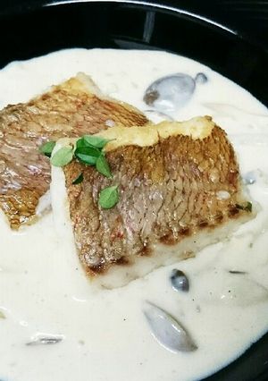 鯛のムニエル☆クリームソース-レシピのメイン写真