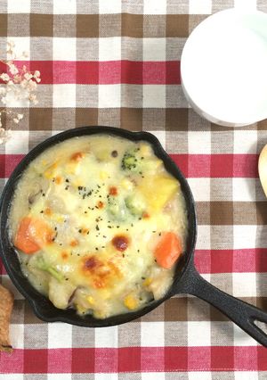 スキレットで簡単リメイクドリア-レシピのメイン写真