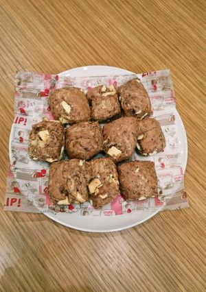 休日おやつ☆バナナチョコスコーン-レシピのメイン写真