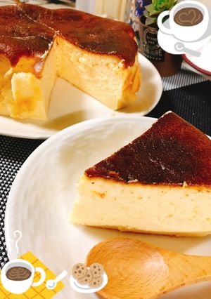 カスタード☆スフレチーズケーキ-レシピのメイン写真