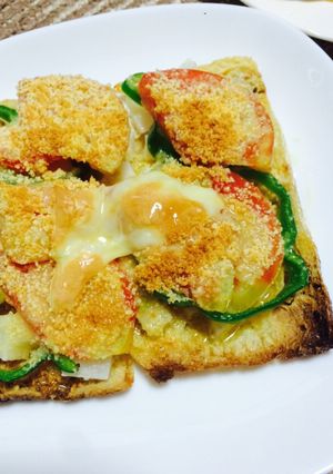 油揚げのピザ風おつまみ-レシピのメイン写真