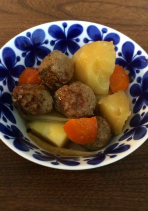 ふわふわミンチの肉じゃが-レシピのメイン写真