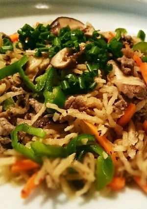 切り干し大根と牛肉の中華炒め-レシピのメイン写真