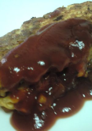挽肉たっぷり♪オムレツ-レシピのメイン写真