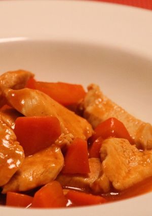 ご飯がすすむ✨むね肉でケチャップ酢鶏-レシピのメイン写真
