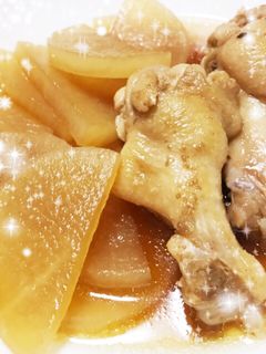 激旨!!手羽元大根の煮もの♡-レシピのメイン写真