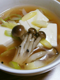 ほっこり(*^^*)お豆腐の餡かけスープ-レシピのメイン写真