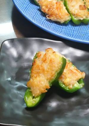 ピーマンのふんわり肉詰め-レシピのメイン写真
