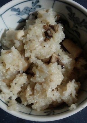 長芋　エリンギ　しいたけ　炊き込み御飯-レシピのメイン写真